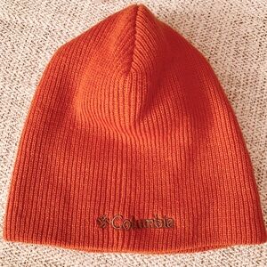 COLUMBIA BEANIE HAT OS UNISEX BURNT ORANGE 🍊 COLOR